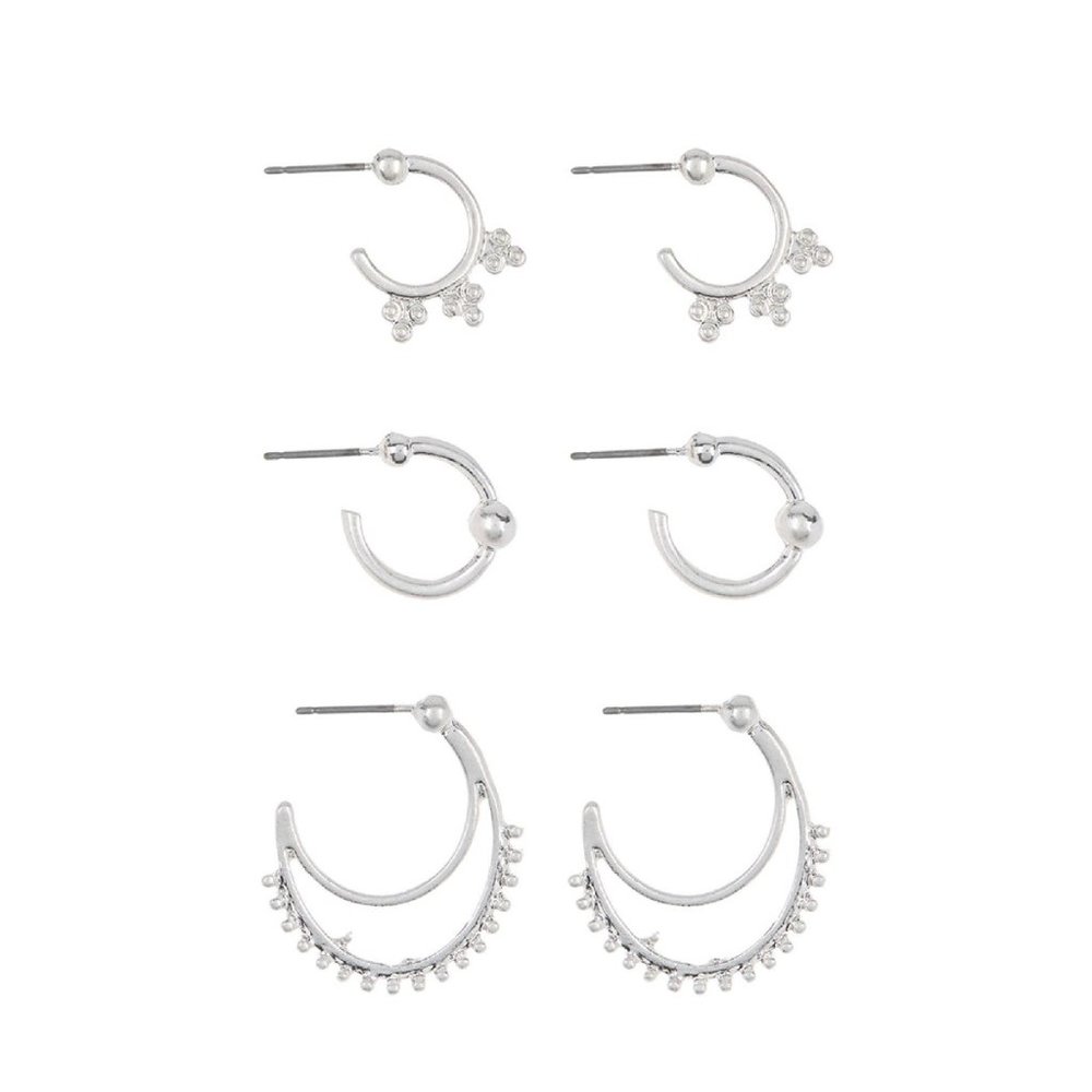 🎁 AREA STARS Novelty Crescent Earrings Set